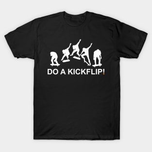 Skateboarding Day Do A Kickflip Vintage Aesthetic Streetwear T-Shirt